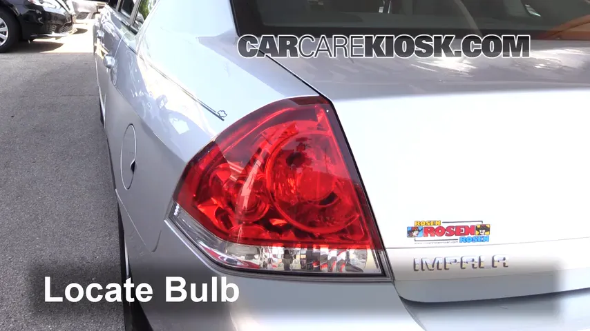 2016 Chevrolet Impala Limited LS 3.6L V6 FlexFuel Lights Reverse Light (replace bulb)